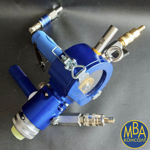 Concentric Spray Gun is designed for the efficient spray application of Glass fiber Reinforced Concrete (GRC or GFRC)
