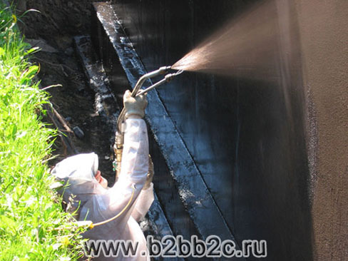 Гидроизоляция фундаментных стен в деревне Немчиново