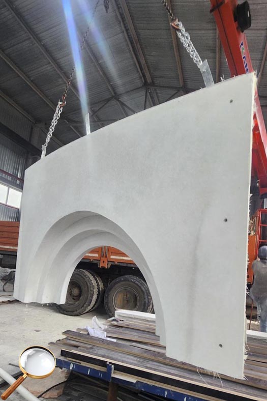 Арочная панель из СФБ для благоустройства парковой территории Арочная панель из СФБ для благоустройства парковой территории