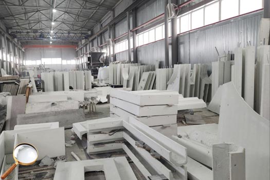 Декоративные элементы из стеклофибробетона на складе Декоративные элементы из стеклофибробетона на складе