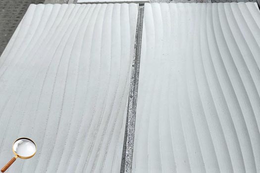 Фасадные 3D-панели из стеклофибробетона с волнообразным узором